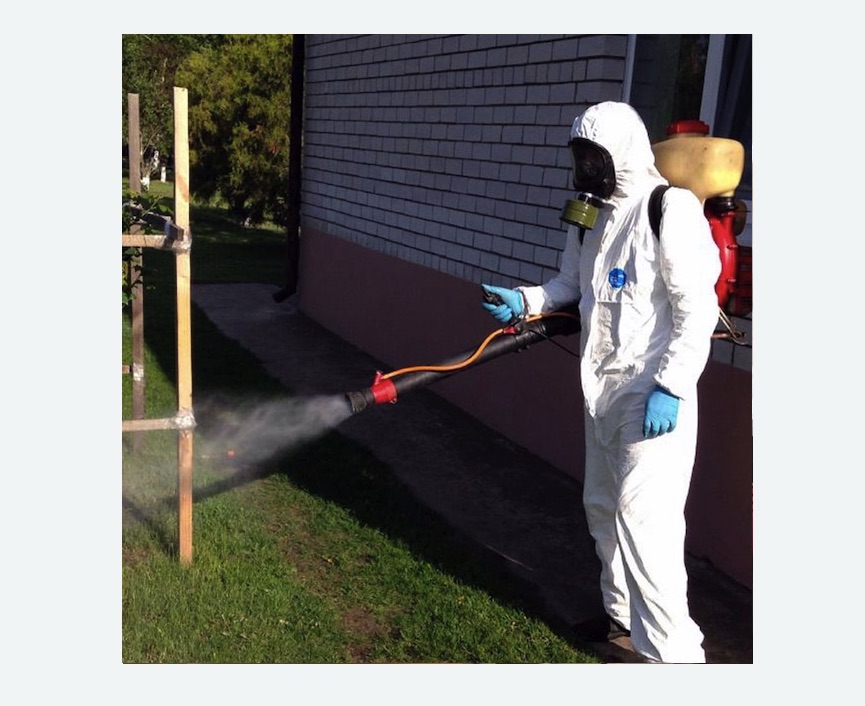 травля клещей на участке в Кузнечном